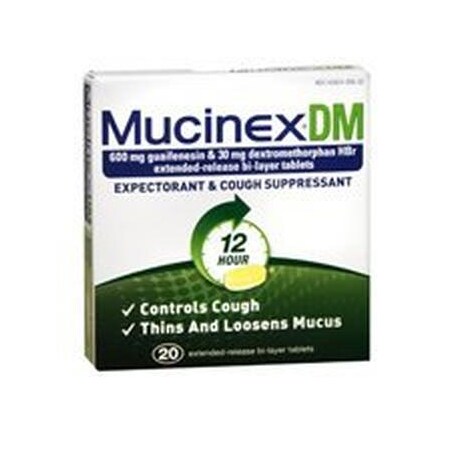 Mucinex Dm Cough & Mucus Suppressant, 600 Mg 556475